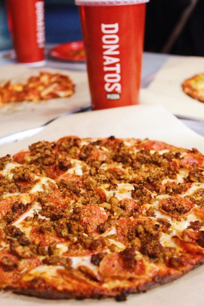 New Donatos Cauliflower Crust Pizza