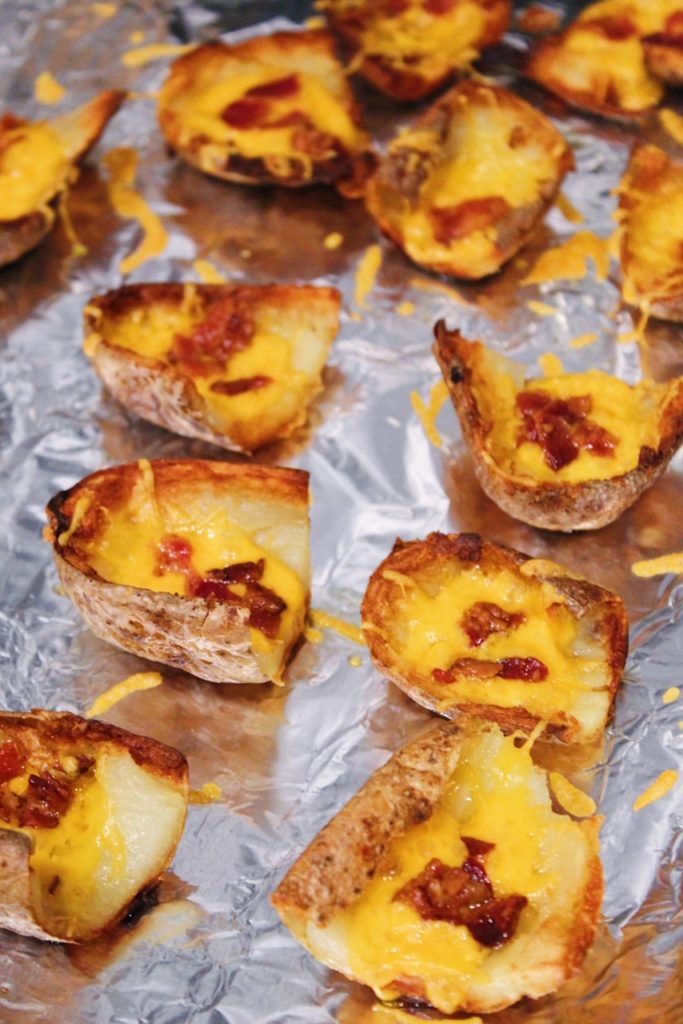 Potato Skins out of the oven