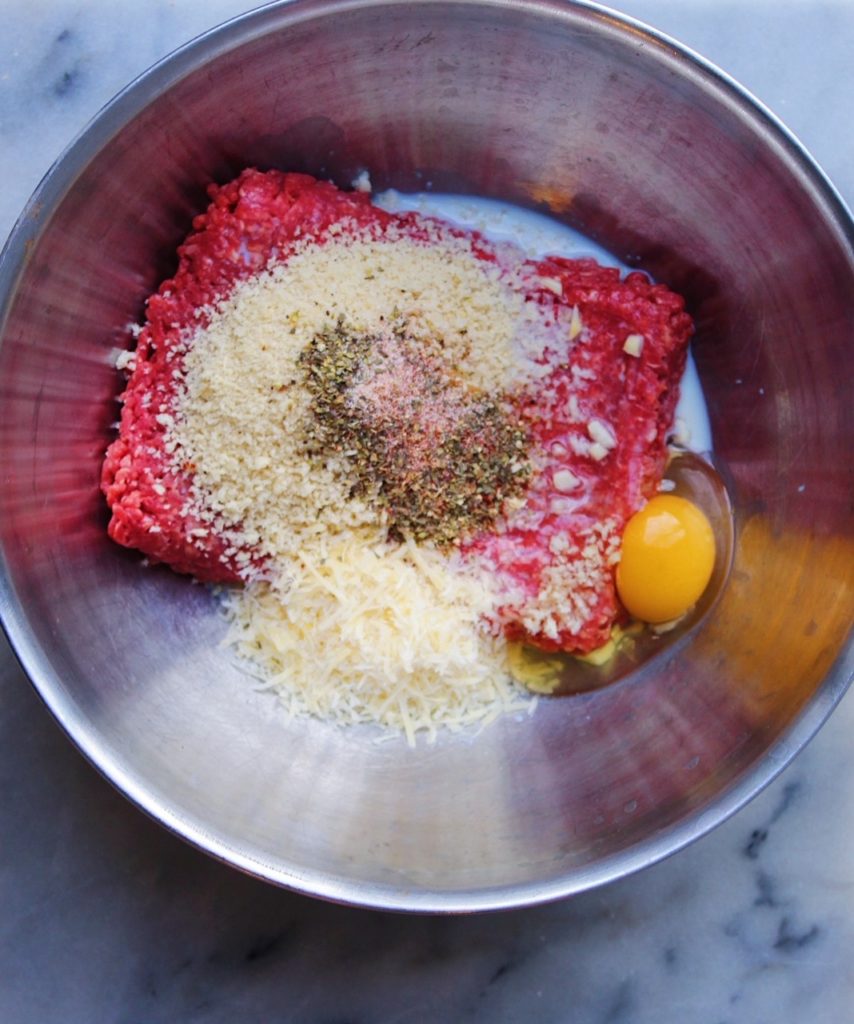 add ingredients to large bowl