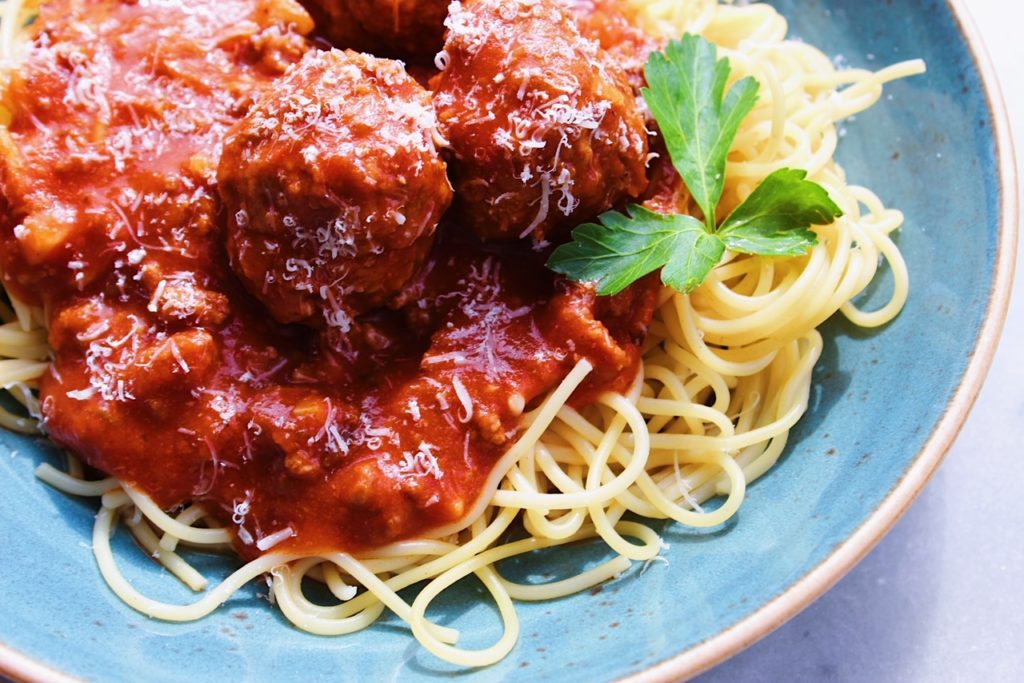 The Best EVER Homemade Spaghetti & Meatballs