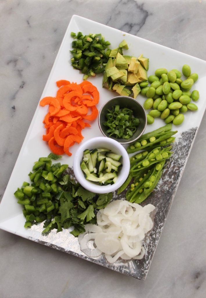 Hawaii Poke Bowl toppings