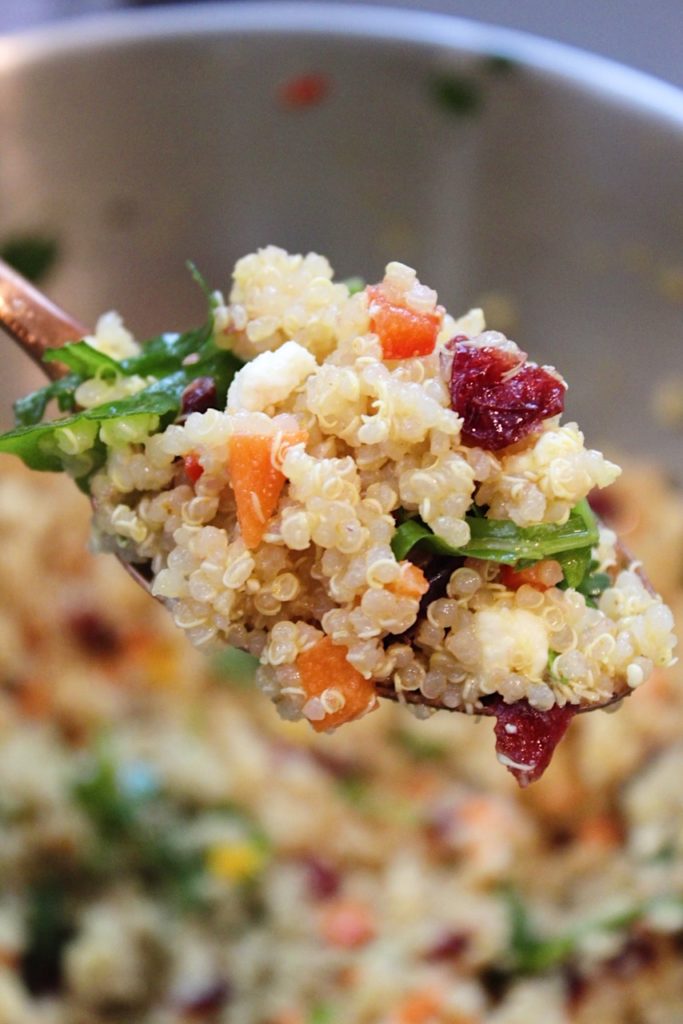 Salade de quinoa et boulgour aux cranberries - Recettes - EpiSaveurs