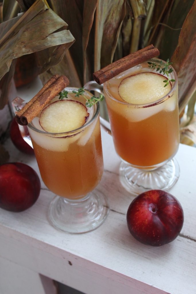 cocktail picture with plums