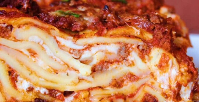 Lasagna with Homemade Noodles