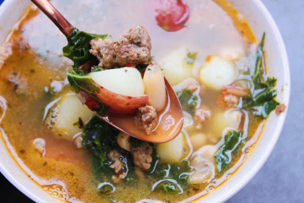 spoonful of Tuscan Kale Soup