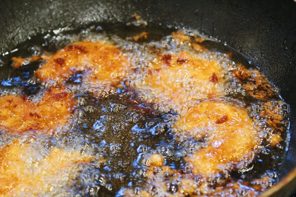 deep fry shrimp