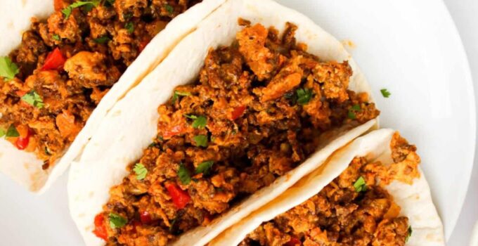 Easy Chorizo Breakfast Tacos